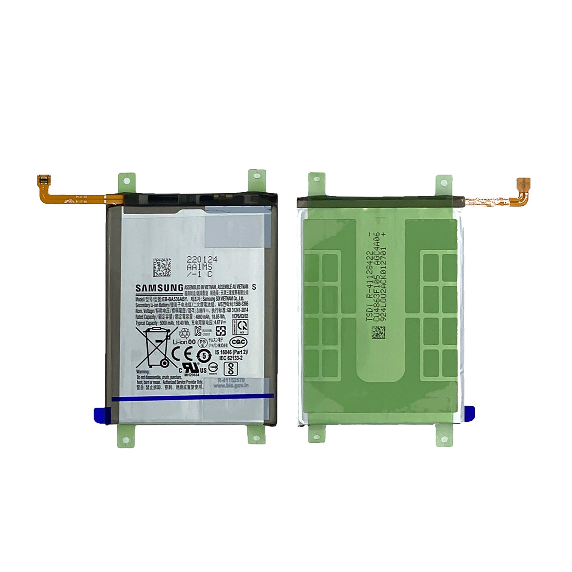 Samsung Galaxy A33 5G A336, A53 5G A536 Akku EB-BA536ABY, EB-BA336ABY Original – Bild 3