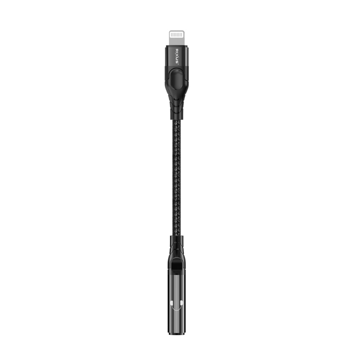 Rixus RXMU36L Lightning Anschluss to 3.5mm Audio Adapter Female 10cm – Bild 2