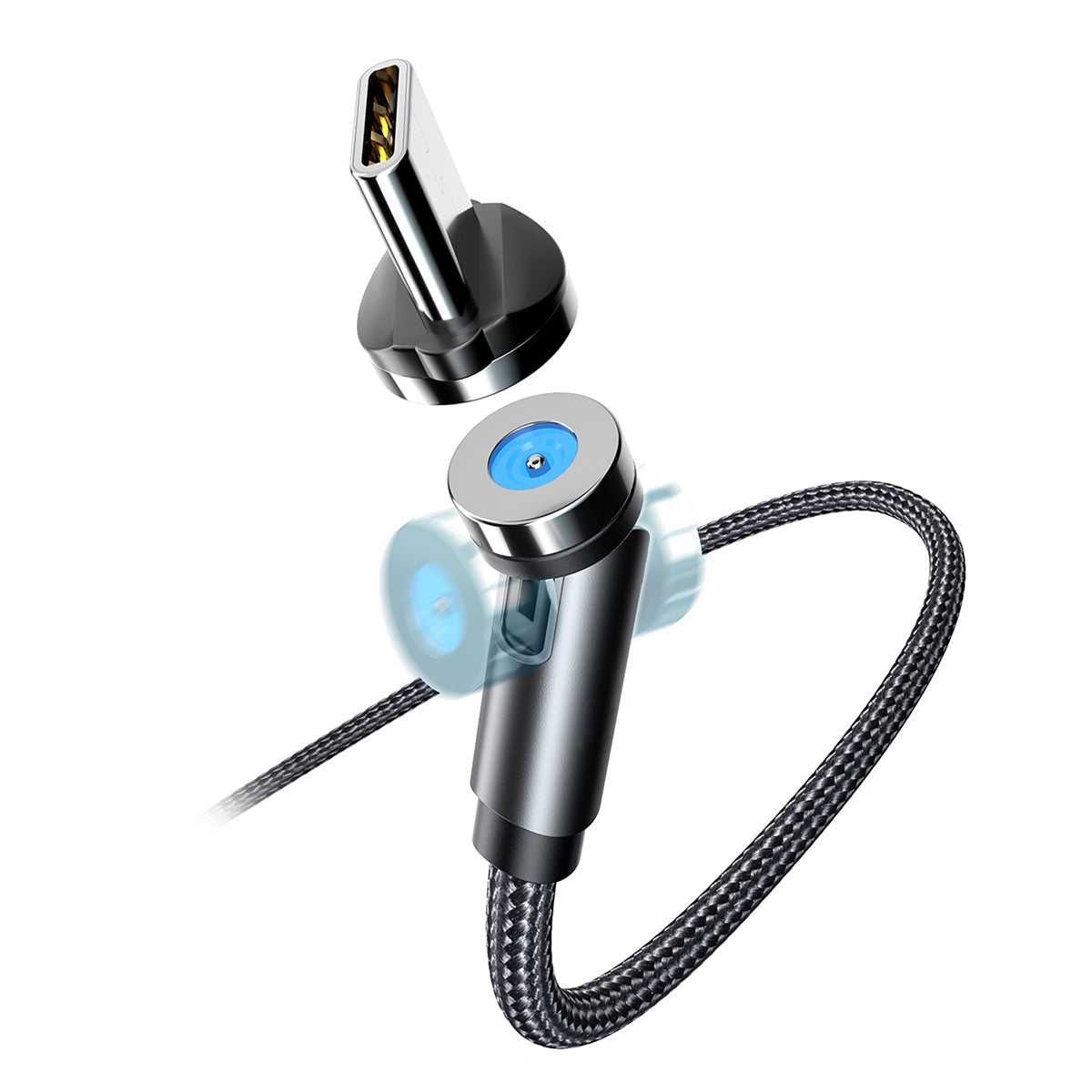 Rixus RXU48 Magnetic Kabel 3 in 1 Black – Bild 4