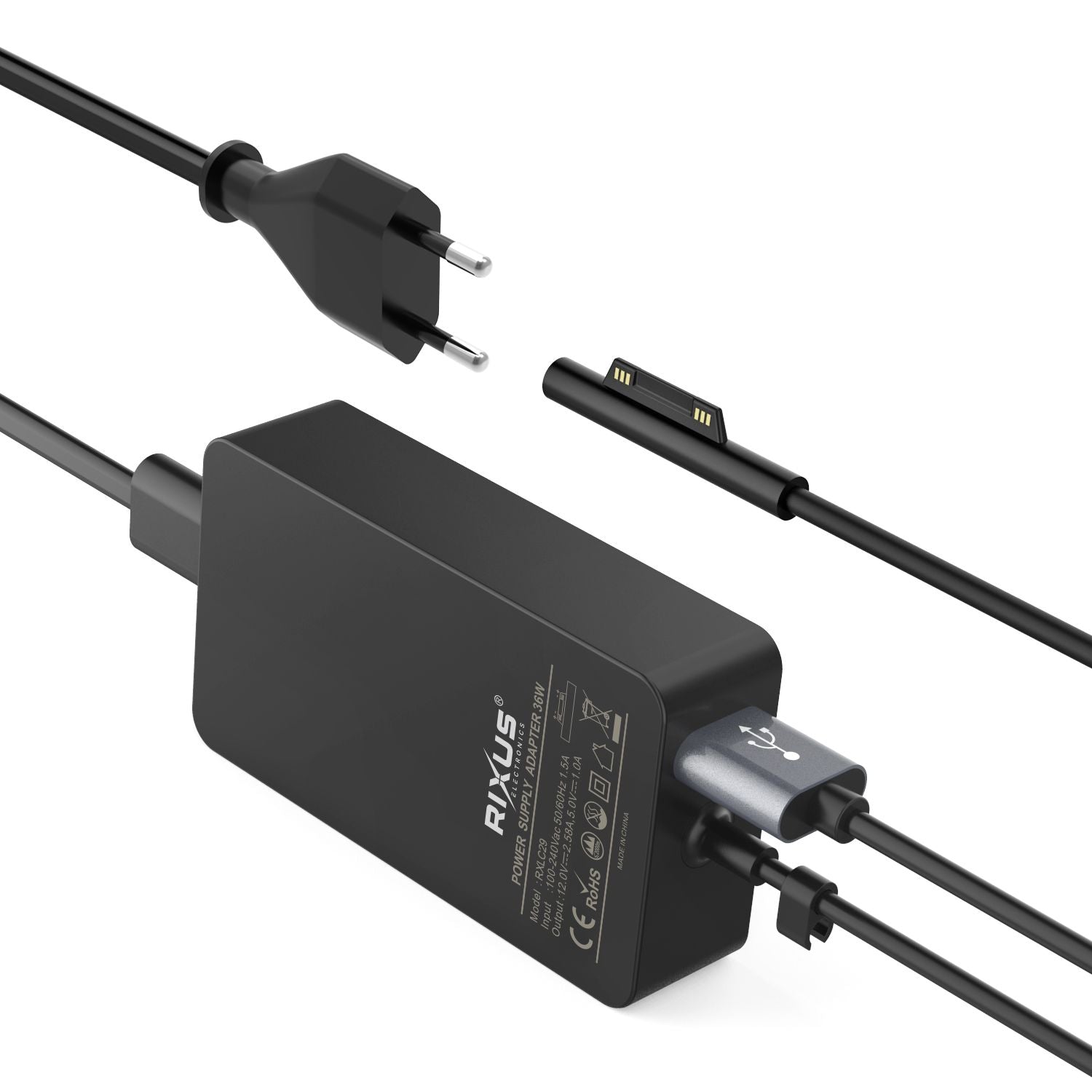 Rixus RXLC29 Microsoft Surface Charger 36W – Bild 2