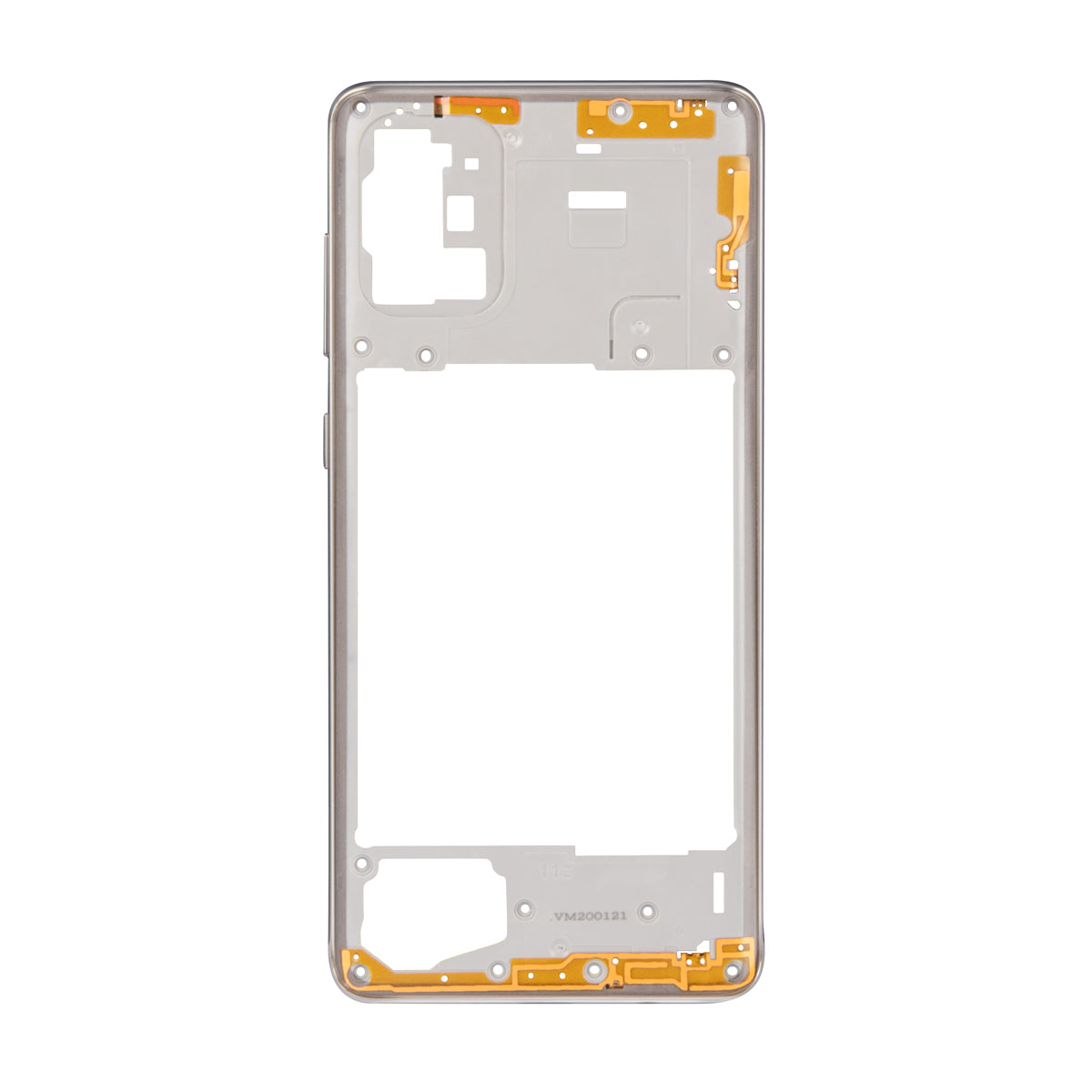 Samsung Galaxy A71 A715F Middle Rahmen Prism Crush Silver Original – Bild 2