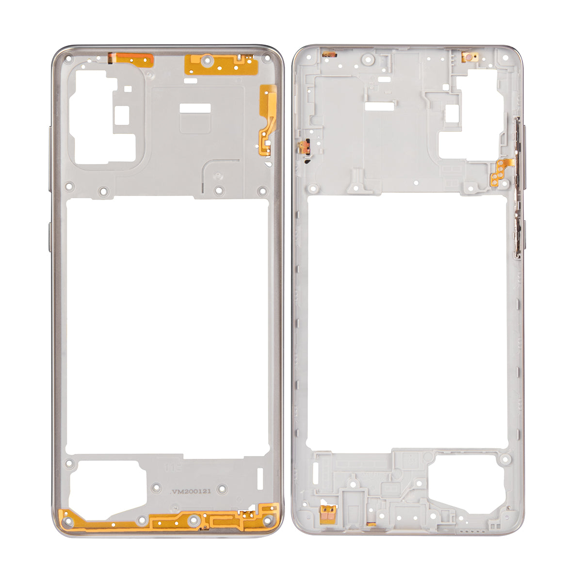 Samsung Galaxy A71 A715F Middle Rahmen Prism Crush Silver Original – Bild 3
