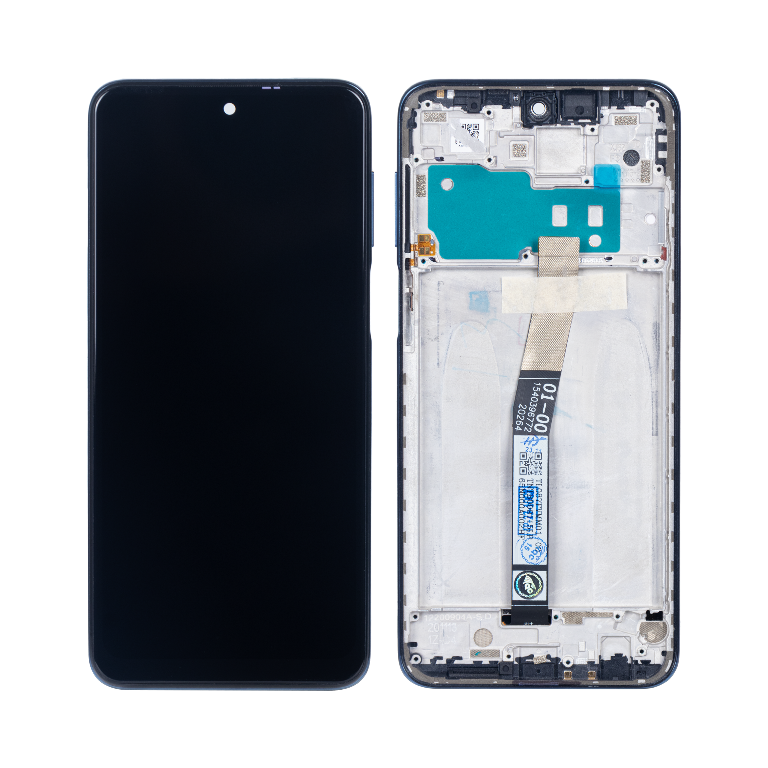 OEM Display für Xiaomi Redmi Note 10 Lite mit Rahmen Schwarz – Bild 4