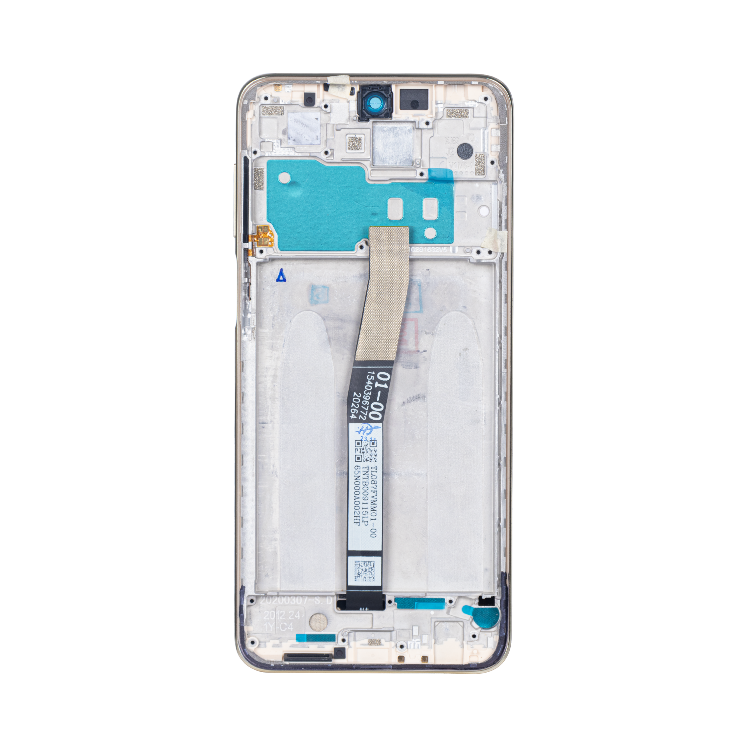 OEM Display für Xiaomi Redmi Note 10 Lite mit Rahmen Gold – Bild 3