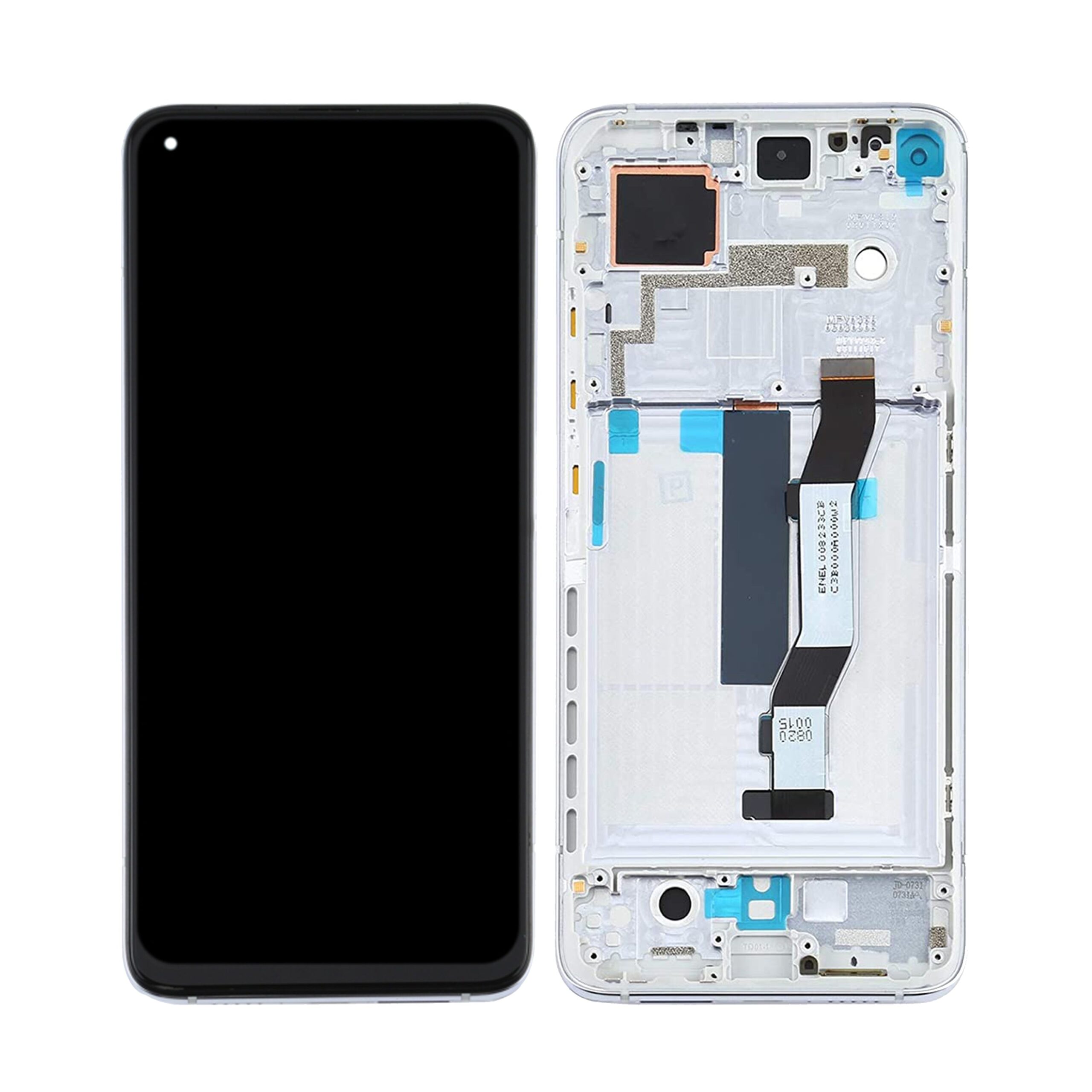 Original OEM Display für Xiaomi Mi 10T 5G, Mi 10T Pro 5G mit Rahmen Silver – Bild 3