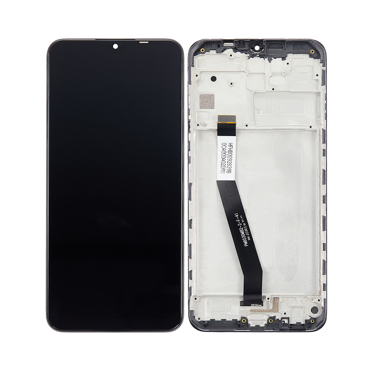 OEM Display für Xiaomi Redmi 9 mit Rahmen Grau – Bild 4