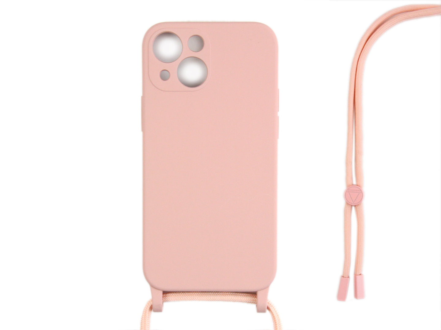 Rixus TPU Necklace Cord Abdeckung für Apple iPhone 14 Pink
