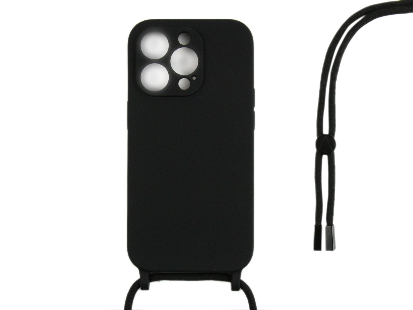 Rixus TPU Necklace Cord Abdeckung für Apple iPhone 14 Pro Black