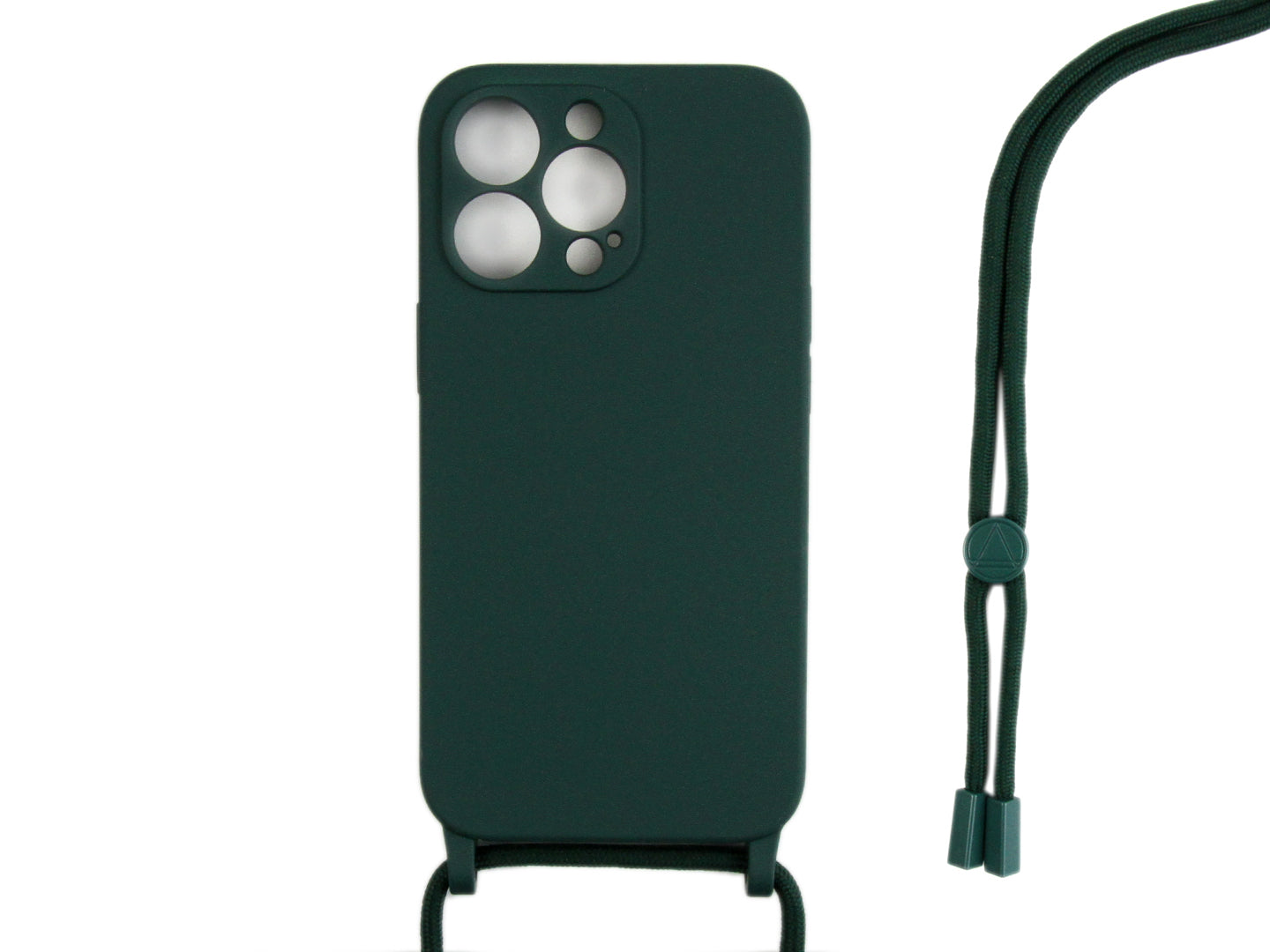 Rixus TPU Necklace Cord Abdeckung für Apple iPhone 14 Pro Dark Green