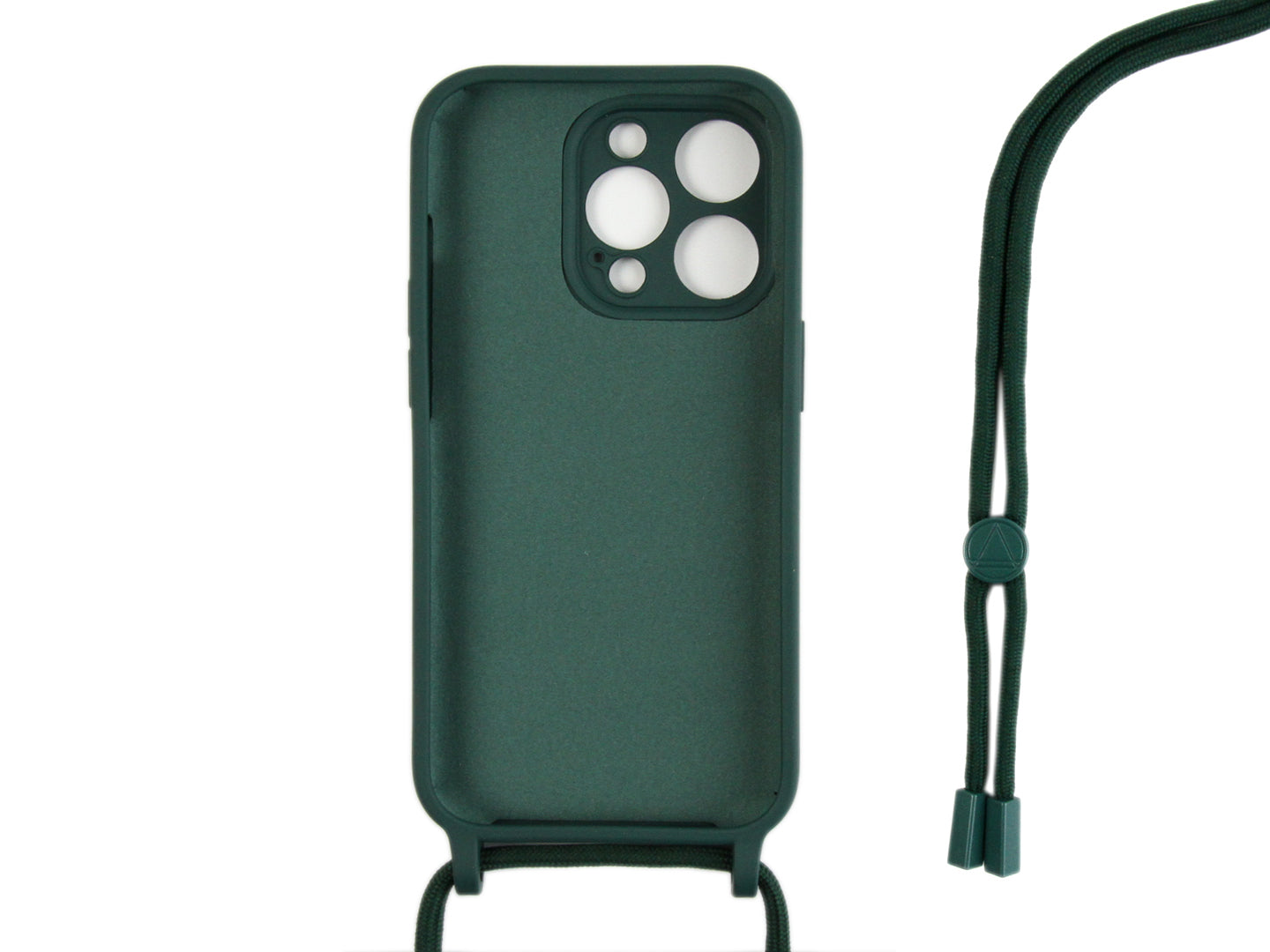 Rixus TPU Necklace Cord Abdeckung für Apple iPhone 14 Pro Dark Green – Bild 3