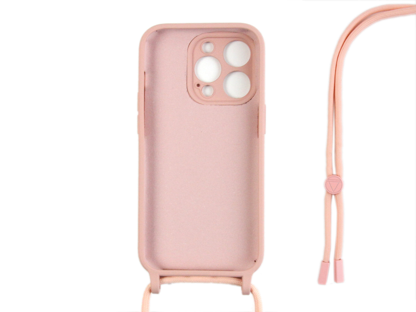 Rixus TPU Necklace Cord Abdeckung für Apple iPhone 14 Pro Pink – Bild 3