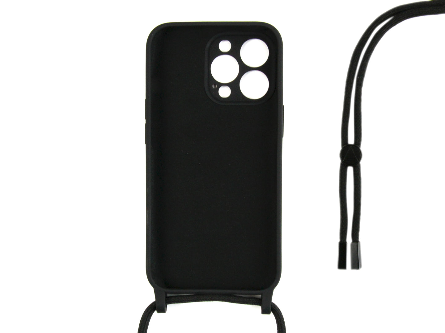 Rixus TPU Necklace Cord Abdeckung für Apple iPhone 14 Pro Max Black – Bild 3