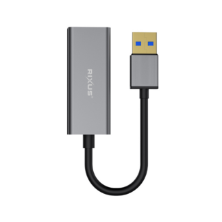 Rixus RXEA02 USB 3.0 Gigabit Network Cardusb To RJ45 Anschluss Gray