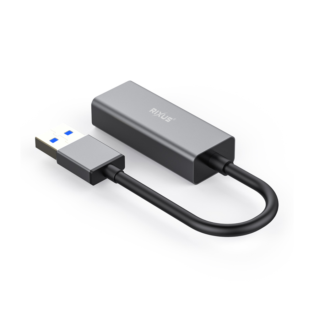 Rixus RXEA02 USB 3.0 Gigabit Network Cardusb To RJ45 Anschluss Gray – Bild 3