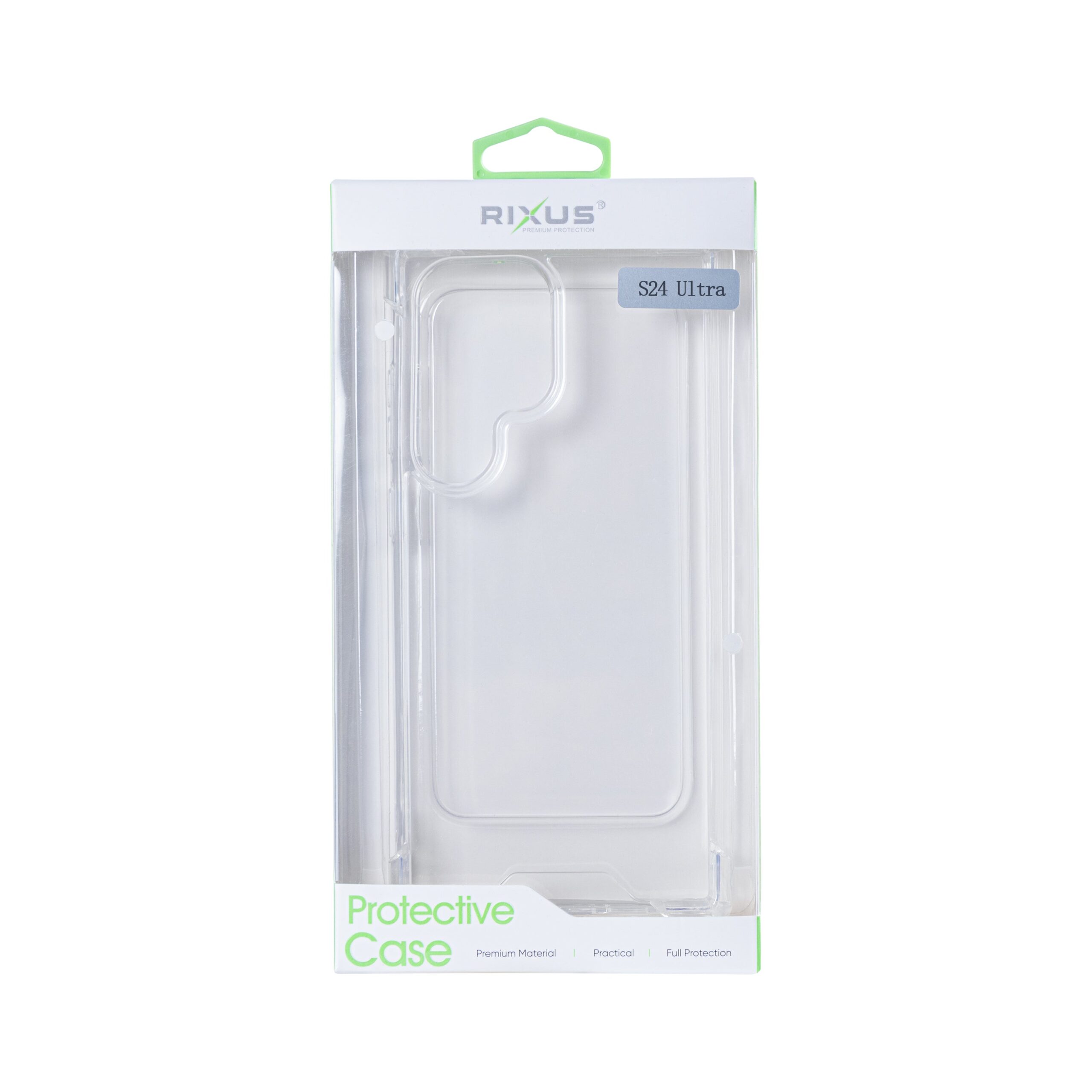 Rixus Anti-Burst Hülle für Samsung Galaxy S24 Ultra 5G Transparent