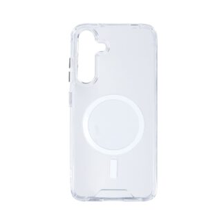 Rixus Anti Shock Hülle TPU mit MagSafe kompatibel für Samsung Galaxy S24 5G Transparent