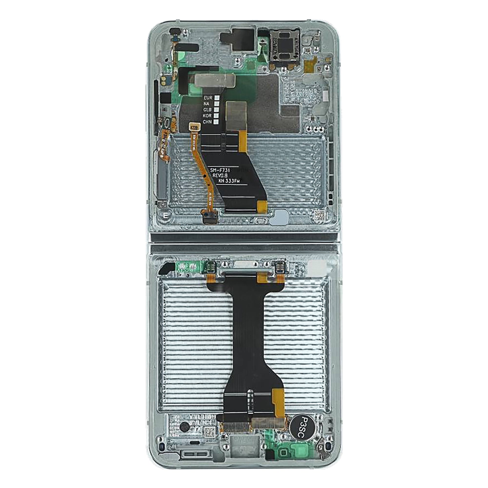 Samsung Original Service Pack Display Galaxy Z Flip5 Main F731B mit Rahmen Mint – Bild 3