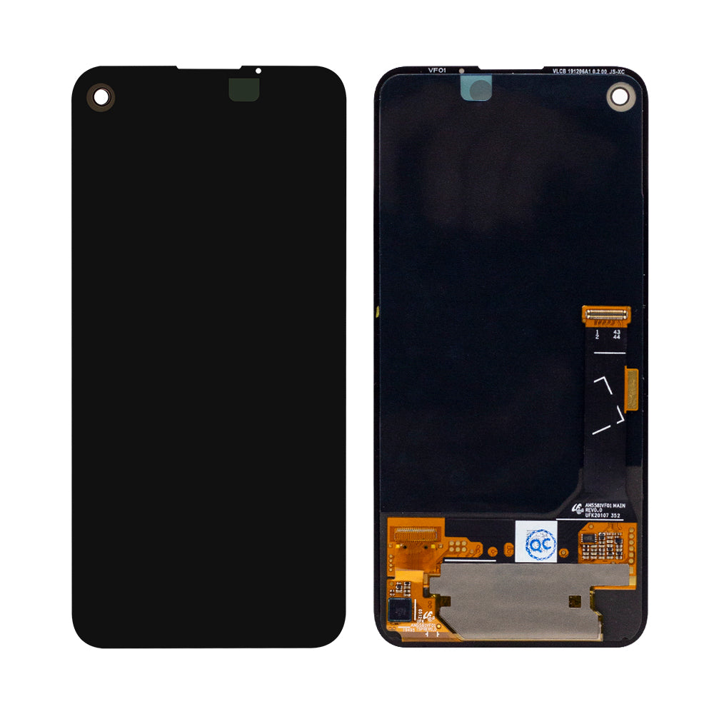 Google Pixel 4a 4G Display und Touchscreen-Digitizer ohne Rahmen Black Service Pack – Bild 3