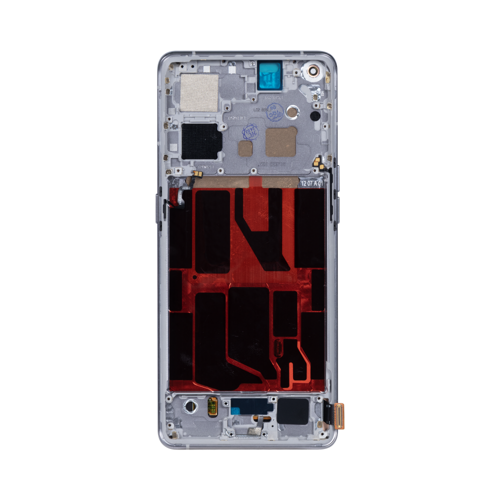 Oppo Find X5 Display und Touchscreen-Digitizer mit Rahmen White OEM – Bild 3