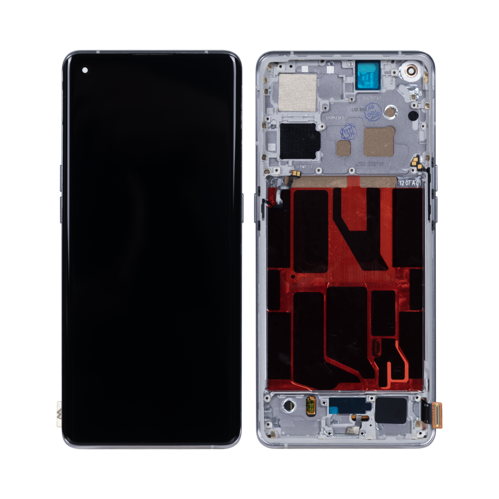 Oppo Find X5 Display und Touchscreen-Digitizer mit Rahmen White OEM – Bild 4