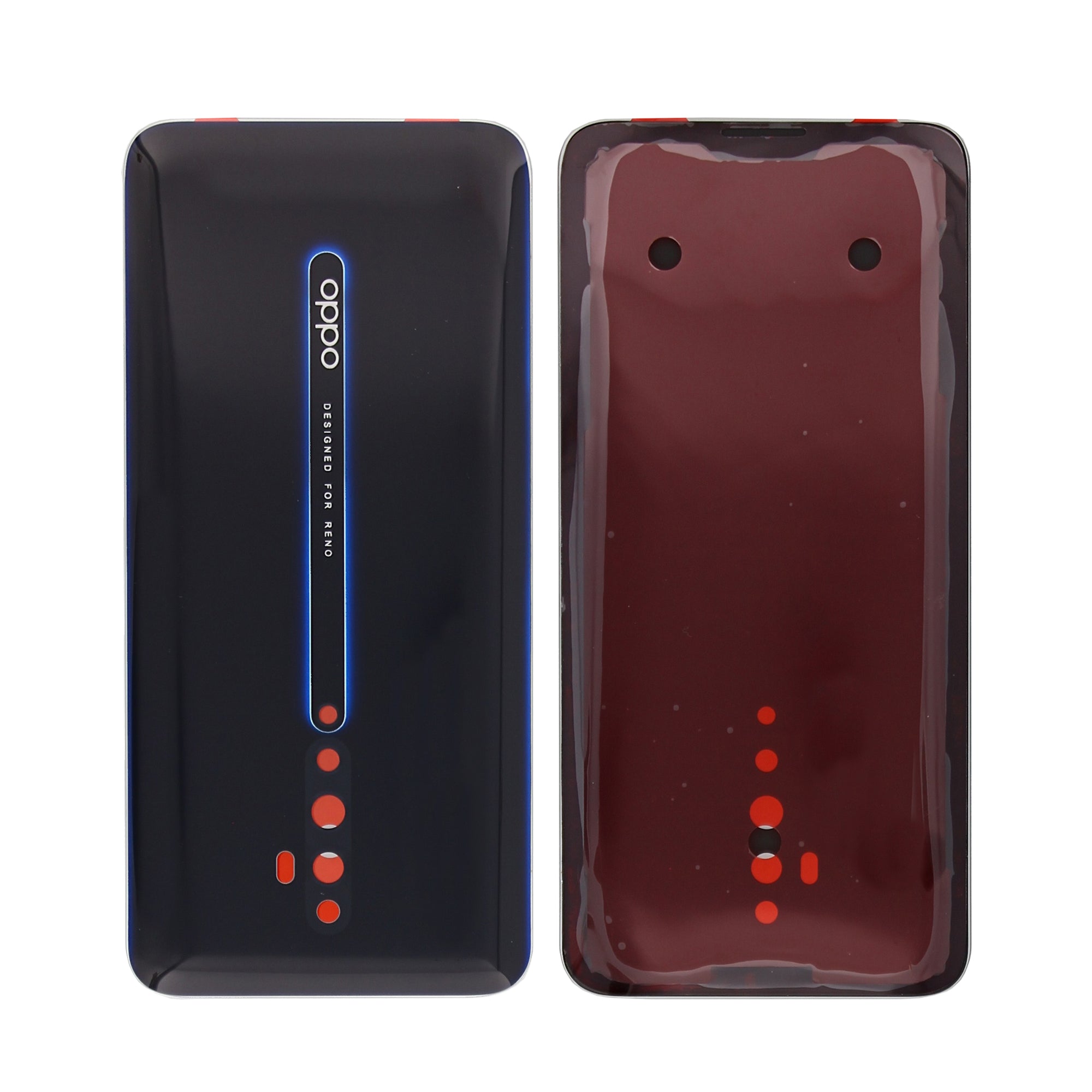 Oppo Reno 2Z Akkudeckel ohne Linse Black OEM – Bild 3