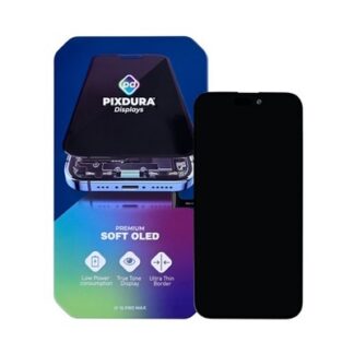 PIXDURA für Apple iPhone 15 Pro Max Display und Touchscreen-Digitizer Soft-OLED (Run Diagnostics) (120Hz)