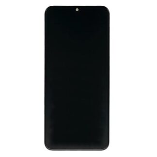 Samsung Galaxy A02s A025G (EU) Display und Touchscreen-Digitizer mit Rahmen Black Service Pack