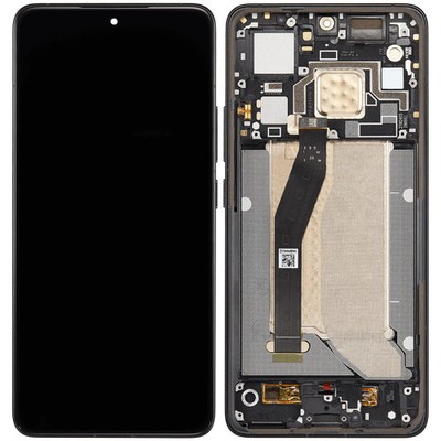 Original OLED Display Xiaomi 14T Pro mit Rahmen Grau - aufgearbeitet