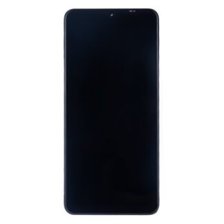 Samsung Original Display Galaxy A12 A125F mit Rahmen Black (Flex DTC, CDOT)