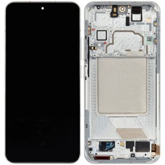 Original OLED Display Xiaomi 13 5G mit Rahmen Weiß - aufgearbeitet