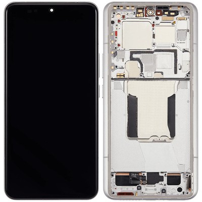 Original OLED Display Xiaomi 14 Ultra mit Rahmen Schwarz - aufgearbeitet