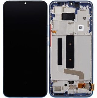 Original OLED Display Xiaomi Mi 10 Lite 5G mit Rahmen Grau - aufgearbeitet