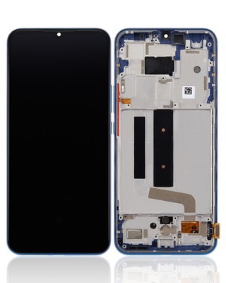 Original OLED Display Xiaomi Mi 10 Lite 5G mit Rahmen Grau - aufgearbeitet