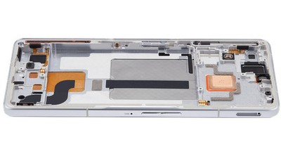 Orig. OLED Display Poco F4 GT m. Rahmen Silber aufgearbeitet