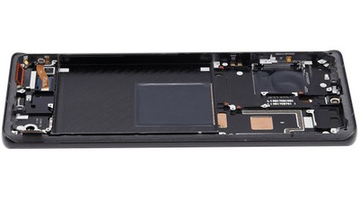 Original OLED Display Xiaomi 12S Ultra mit Rahmen Schwarz - aufgearbeitet