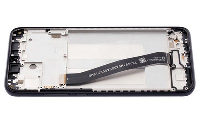 Original LCD Display Xiaomi Redmi 7 mit Rahmen Eclipse Black - aufgearbeitet