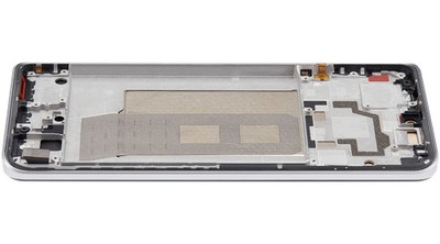 Orig. OLED Display Poco F5 Pro m. Rahmen Weiß aufgearbeitet