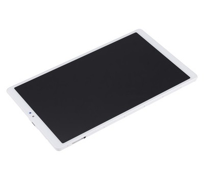 Orig. LCD Display Samsung Galaxy Tab A7 Lite 8.7" mit Rahmen Weiß aufgearbeitet