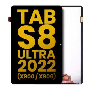 Orig. Display Samsung Galaxy Tab S8 Ultra 14.6" ohne Rahmen Schwarz aufgearb.