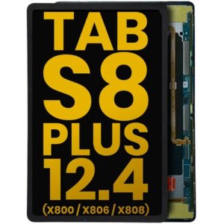 Orig. Display Samsung Galaxy Tab S8 Plus 12.4" ohne Rahmen Schwarz aufgearbeitet