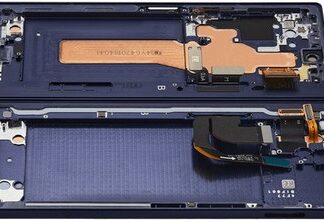 Orig. OLED Display Samsung Galaxy Z Fold 6 5G mit Rahmen Navy aufgearbeitet