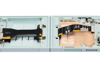 Orig. OLED Display für Samsung Galaxy Z Flip 6 mit Rahmen Mint - aufgearbeitet