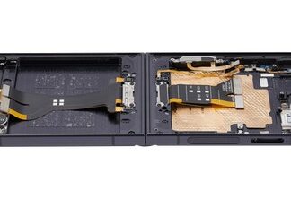 Orig. OLED Display Samsung Galaxy Z Flip 7 5G mit Rahmen Jet Black aufgearbeitet