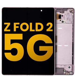 Orig. Display Samsung Galaxy Z Fold 2 5G mit Rahmen Mystic Bronze aufgearbeitet