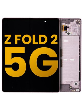 Orig. Display Samsung Galaxy Z Fold 2 5G mit Rahmen Mystic Bronze aufgearbeitet
