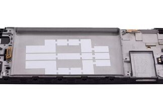 Original OLED Display für Samsung Galaxy M21 mit Rahmen Schwarz - aufgearbeitet