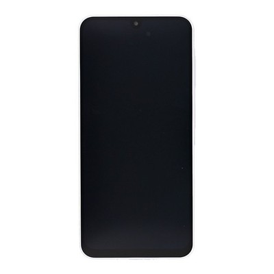 Samsung Galaxy A26 A266B Display und Touchscreen-Digitizer mit Rahmen White Service Pack