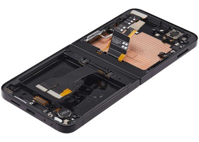 Orig. Display Samsung Galaxy Z Flip 7 FE 5G mit Rahmen Schwarz aufgearbeitet