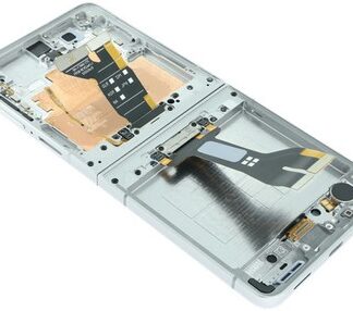 Orig. OLED Display Samsung Galaxy Z Flip 7 5G mit Rahmen Weiß aufgearbeitet