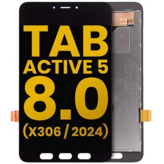 Orig. Display Samsung Galaxy Tab Active 5 8.0" ohne Rahmen Schwarz aufgearbeitet